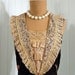 1920's Antique Vintage Heavily-Embroidered Colorful Autumn Floral-Garden Silk- Rayon Couture Flapper Tiered-Lace Bib-Collar Deco Bakelite-Belted Wedding Party Cocktail Dress and Matching Purse