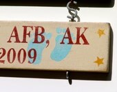 Milestone Marker - Blue Baby Feet