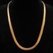 Vintage Napier Gold Tone Snake Chain Necklace 1950s