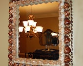 Brown Shell Mirror