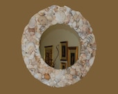 A Day on Dauphin Island Oyster Shell Mirror