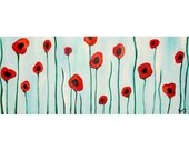 Abstract Poppies Commission by Kristen Dougherty
