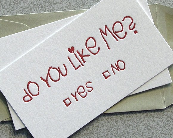 MINI CARDS - Letterpress Do You Valentines Day (VD02M)