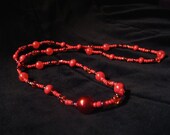Red Beaded Necklace