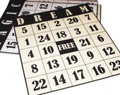 Bingo Cards Laugh Dream Enjoy Magic Set of 8