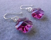 Swarovski Flower Dangle Earrings