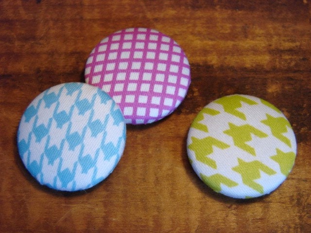 Colorful Checkered Magnets
