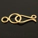 1pc - 24K Vermeil Clasp, 12x40mm -- (VCL5049)