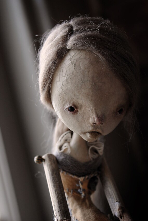 RESERVED Pierrette Art Doll