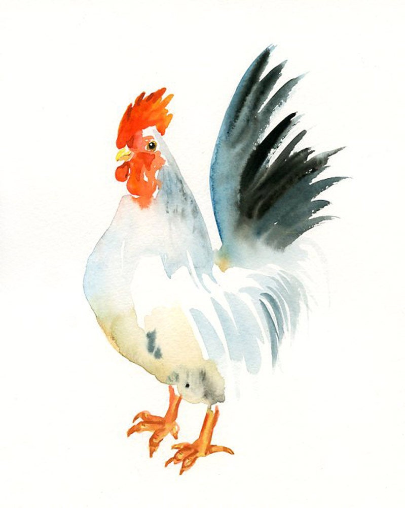 CUSTOM of your favorite animals by DIMDI Original watercolor painting 8X10inchxxxxAll the animals that you wantxxxx