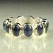Classic Ancient Roman Bezel Ring - 18k Gold and Silver