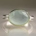 Rose Cut Aquamarine Ring - 18k and Sterling