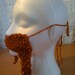 Knitted Ginger Fu Manchu Moustache