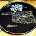 Vintage State Tray, Round Metal, YOUR CHOICE of Hawaiian Islands, Alaska, Oklahoma, Virginia, Nevada, Kansas, Wisconsin, BarWare, Souvenir