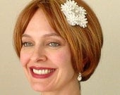SALE - Eco Friendly Bridal Pearl Starburst Headpiece - BSP080 - OOAK