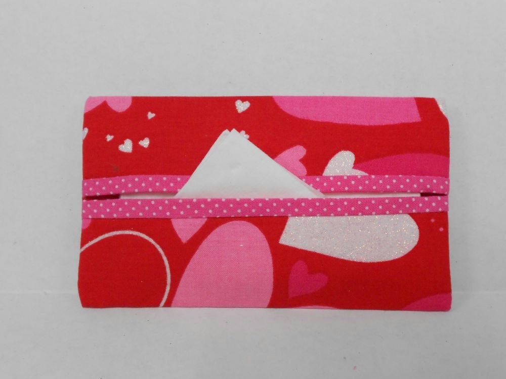 Valentine Hearts Tissue Cozy/Gift Card Holder