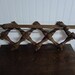 RESERVE Vintage Wood Accordion Large Peg Rack/Shelf
