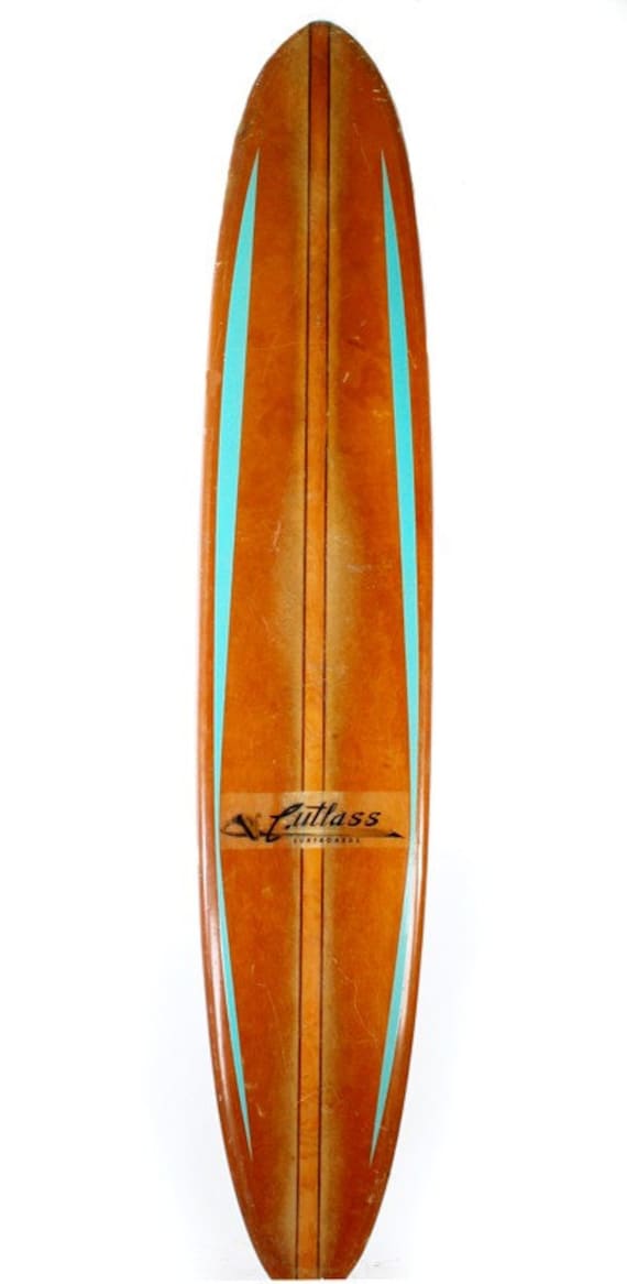 Vintage Longboard Surfboard 37