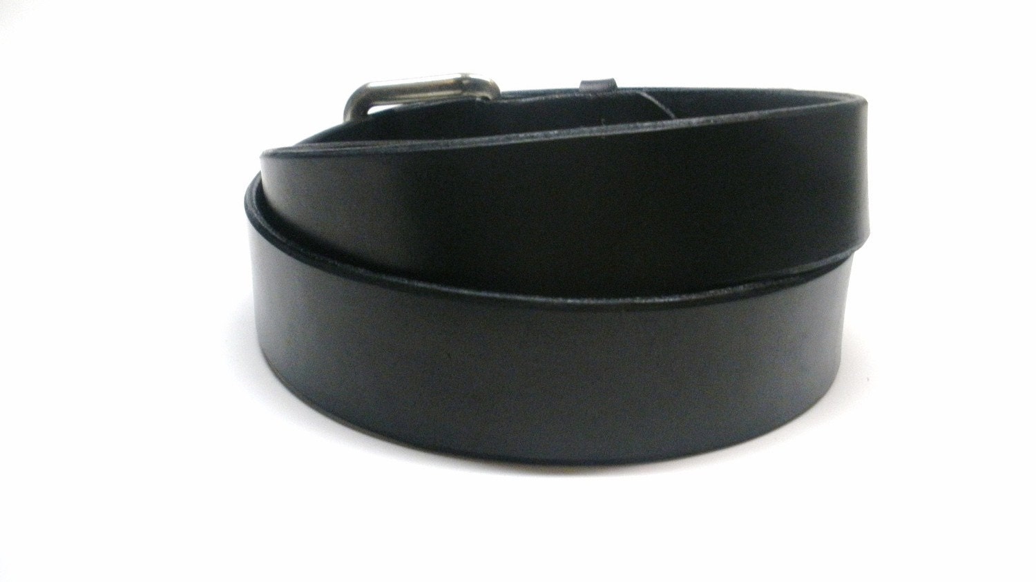 Black Leather Belt Handcrafted Men's Black Leather Belt Women's Black Leather Belt
