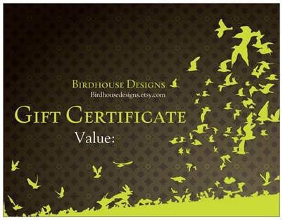 Gift Certificate for Seventy-Five Dollars
