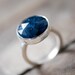 Emerald Blue Apatite Ring