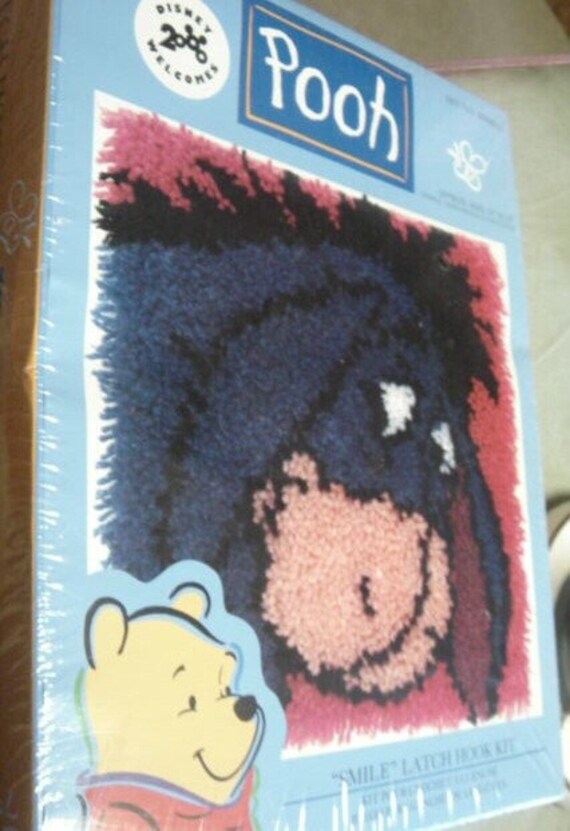 Latch Hook Kit Eeyore Disney from WInnie the by PillowsandStuff