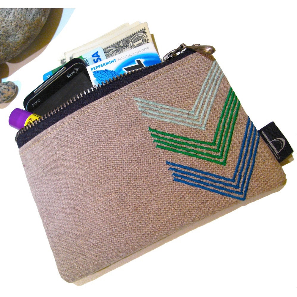 Organic Linen Water Repellant Organizer Pouch Out Door Gear