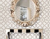 Moroccan Stencil Zamira - Short version - reusable stencil patterns for walls just like wallpaper - DIY decor