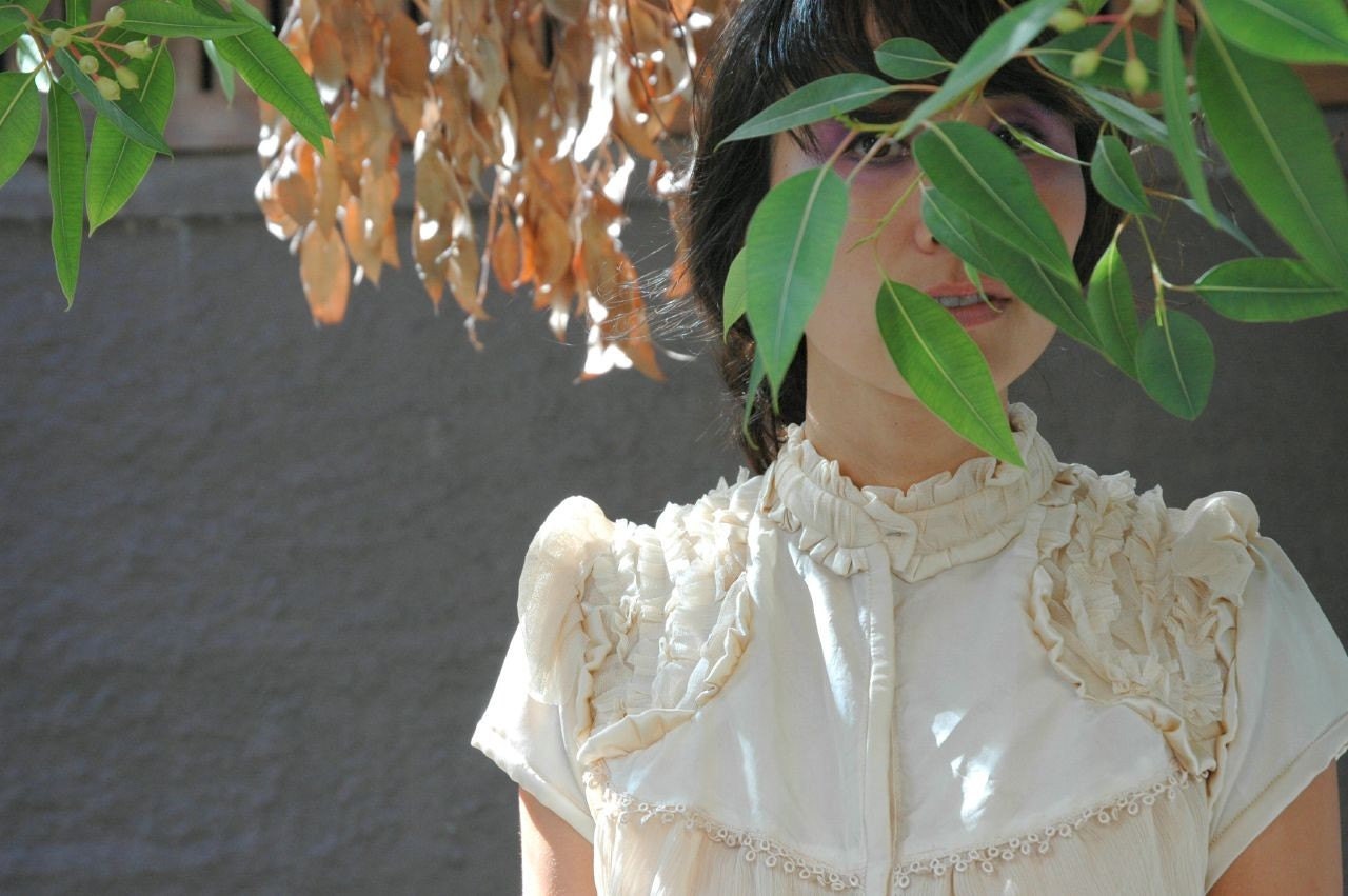 Sheer sweet georgette blouse