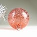 Blown Glass Christmas Ornament Suncatcher Coral Ice