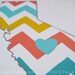 Custom, Personalized State Print, State Love, State Map, Country, Continent, Love Where You Live, Silhouette, 8 x 10 Art Print, Chevron
