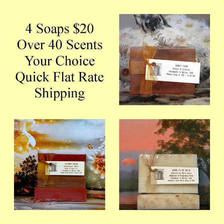 Soap Set - Natural Handmade Soaps- Scented Soap