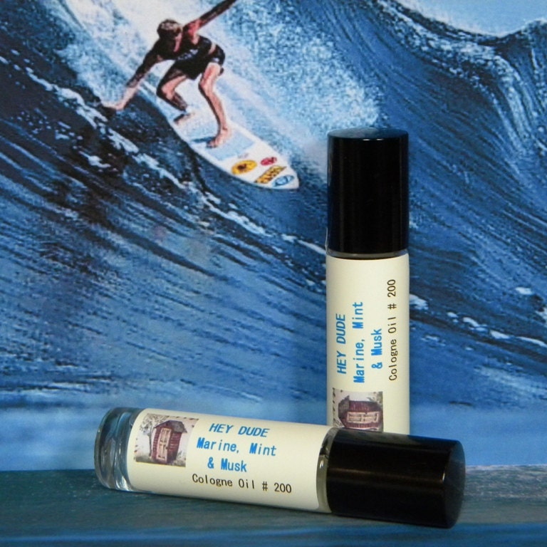 Buy best selling cologne - HEY DUDE Mens Cologne Marine, Mint &amp; Musk - Top Selling Mens Handmade Cologne - Cool Water Scent