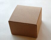 Brown Kraft Gift Boxes DIY - Set of 30 - Perfect with Twine or Deco Tape - Packaging - 5 x 5 x 3.5 Inches