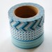 Washi Tape Black White Chevron - 15mm - Deco Tape No. 126