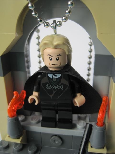 SALE Lucius Malfoy LEGO pendant with necklace (Harry Potter) SALE 50% off