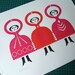 Folkdance screenprint