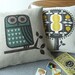 roddy cushion in teal