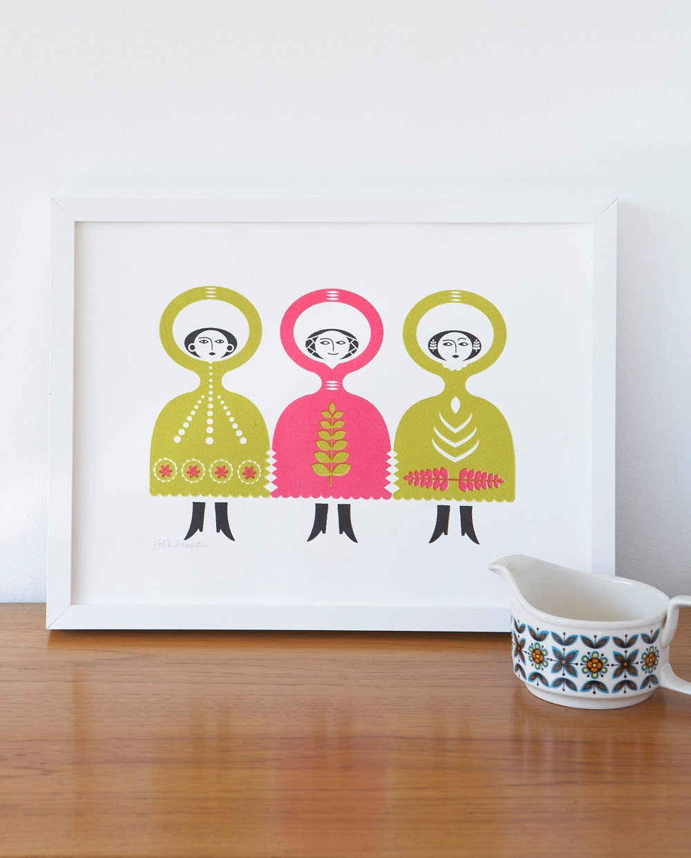 Folkdance screenprint