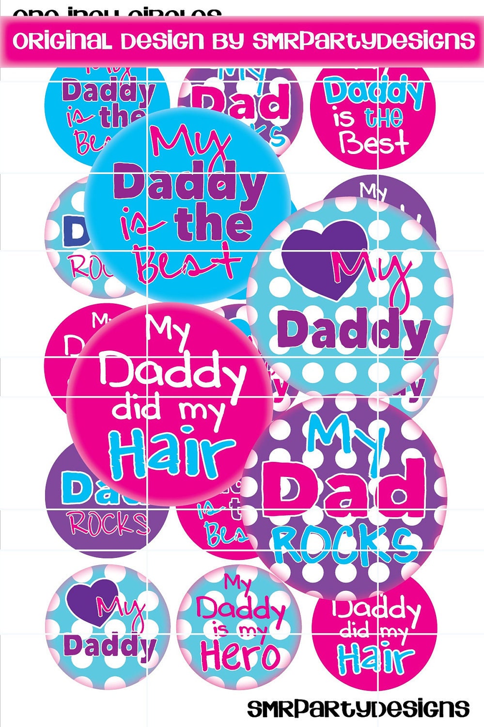 Instant Download Bottle Cap Images Daddy Did My Hair Dad (1)