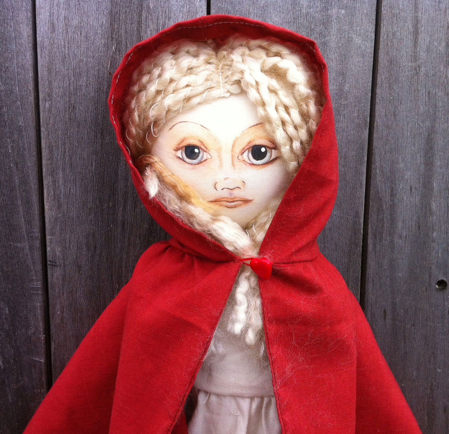 Red Riding Hood PDF Pattern, Soft Doll Pattern, Softie, Cloth Doll Pattern, Rag Doll Pattern, PDF Pattern, Sewing Pattern