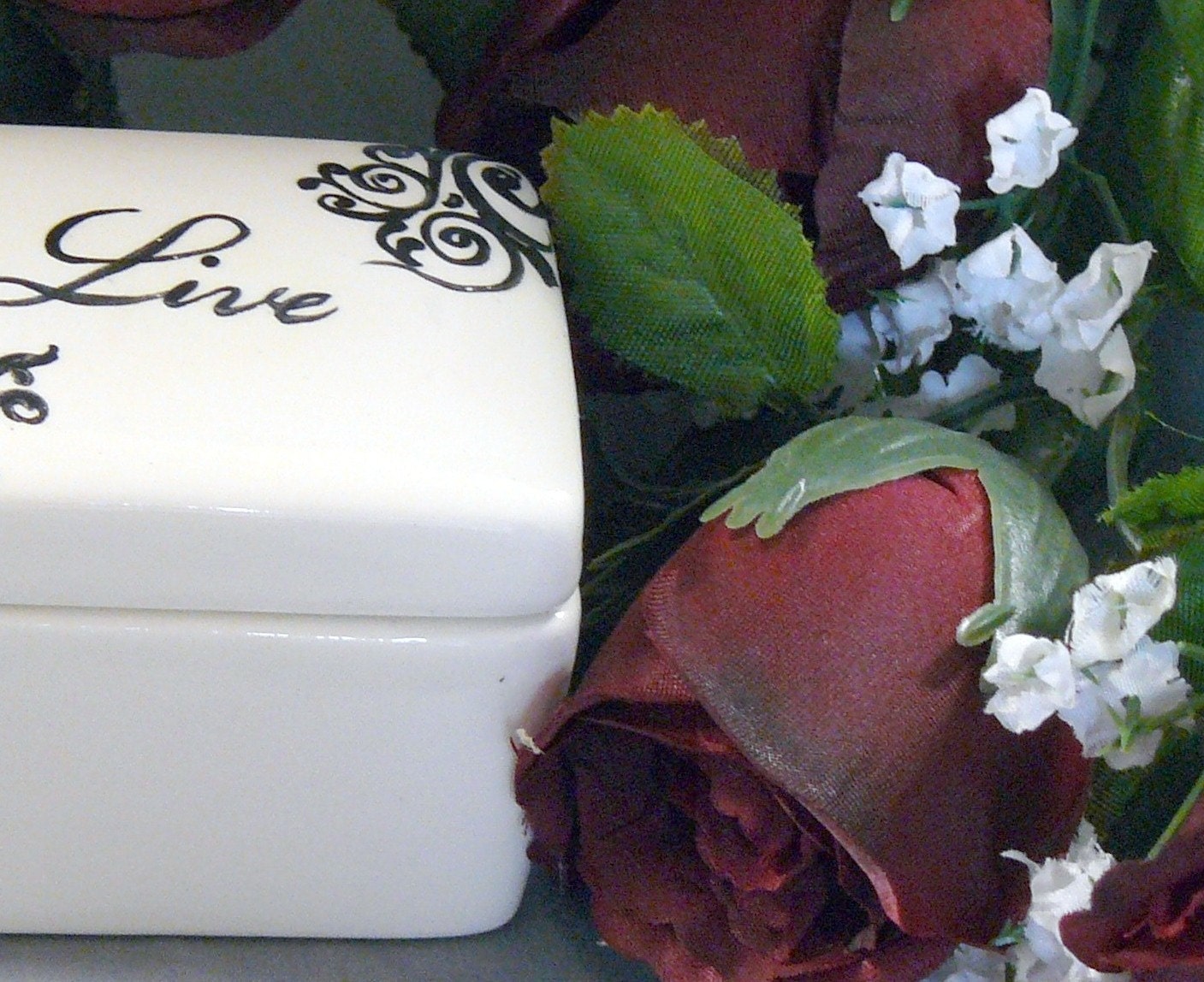 Ceramic Box - Live Keepsake Box
