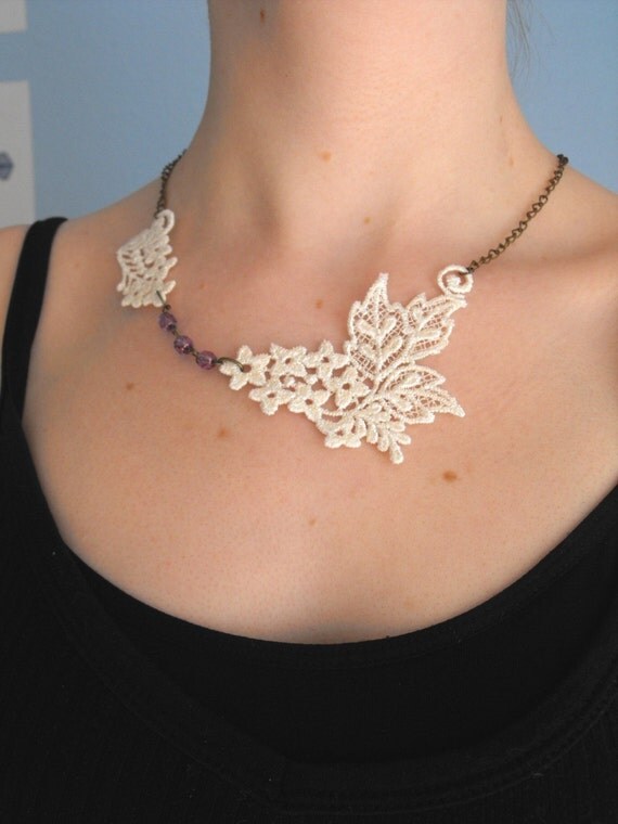 Ivory Lace Necklace