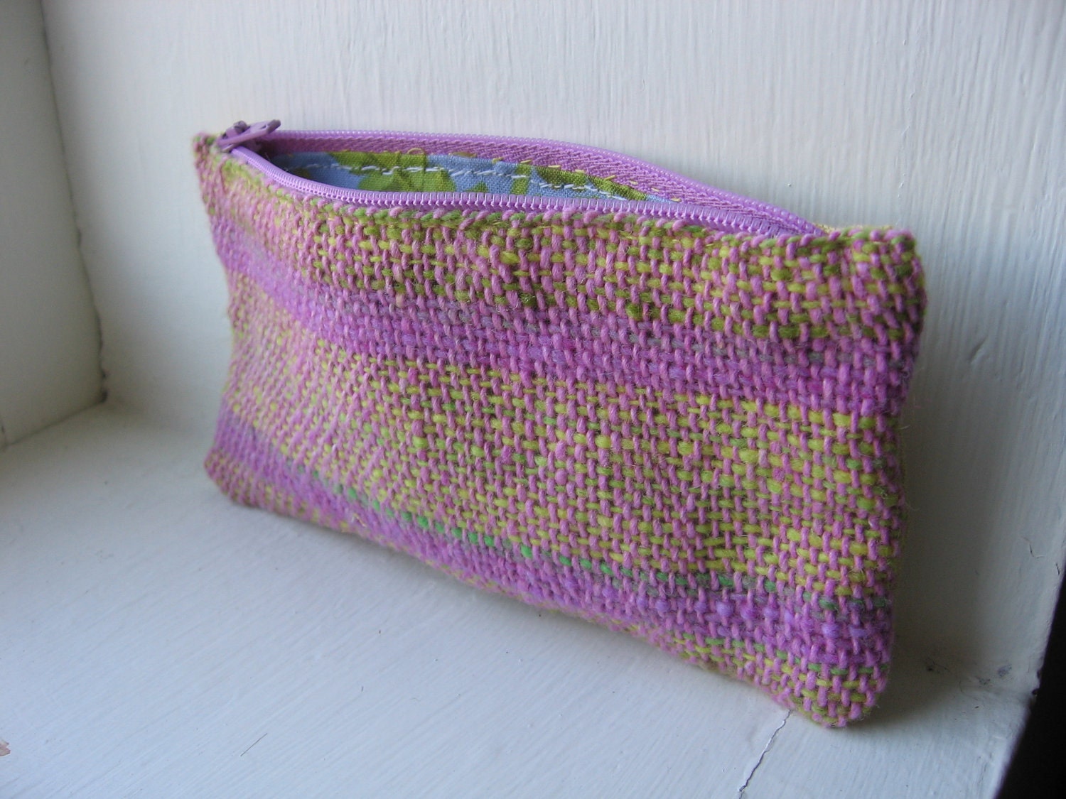 Inchworm - Handwoven Notion Pouch