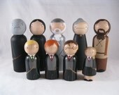 The School of witchcraft and wizardry Peg Doll Play Set Collectable