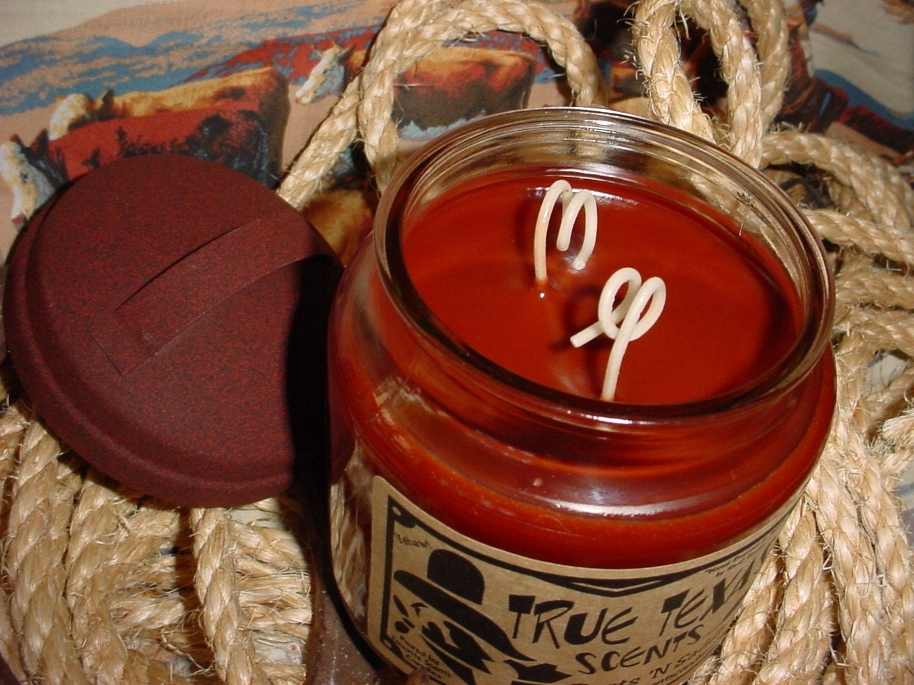 16 oz - Western Cowboy Style Candle - Choose Your Scent
