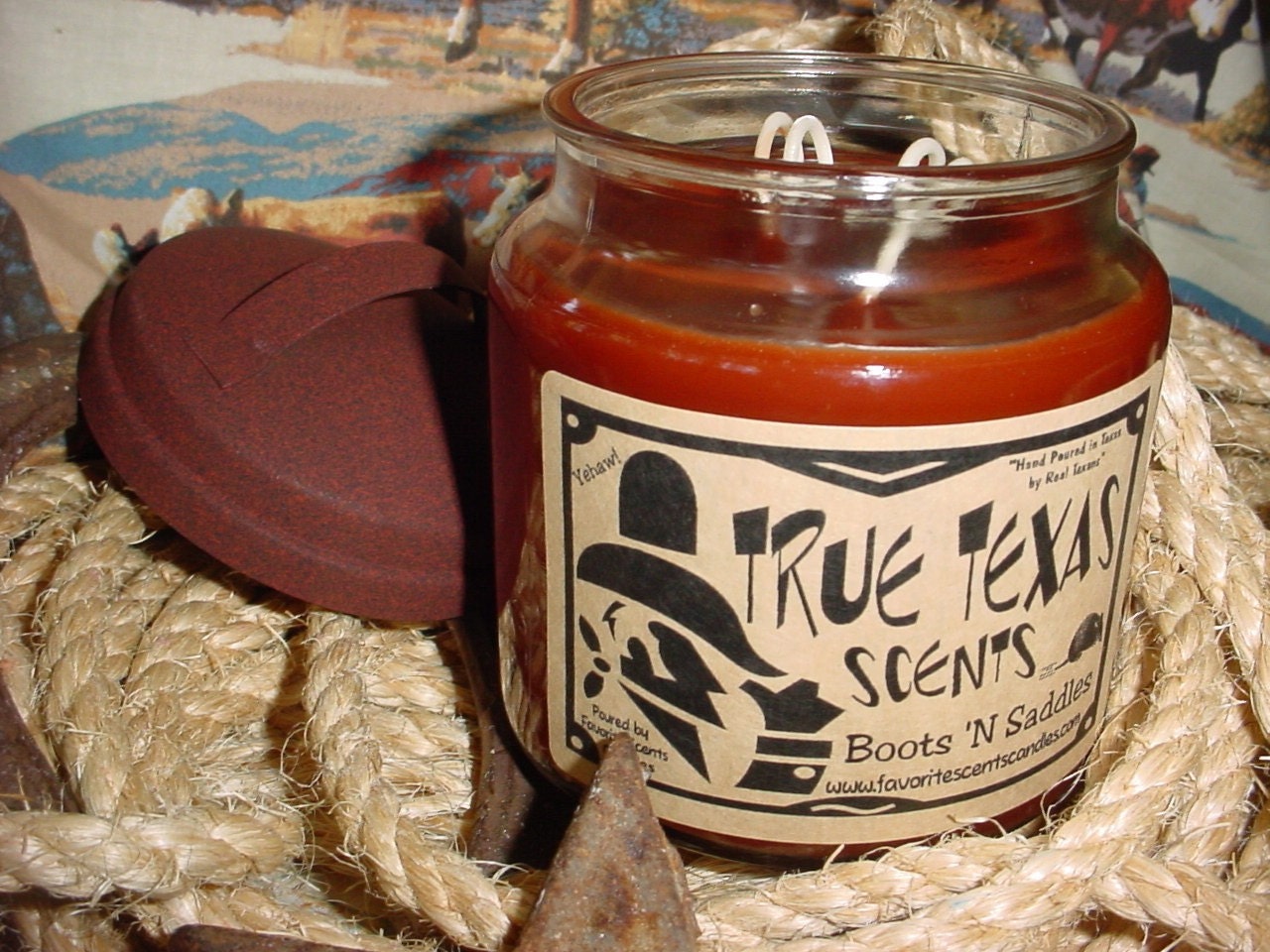 16 oz - Western Cowboy Style Candle - Choose Your Scent