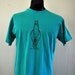 Llama Farm Vermont Tee Wildlife Aqua Blue TShirt Animals LARGE