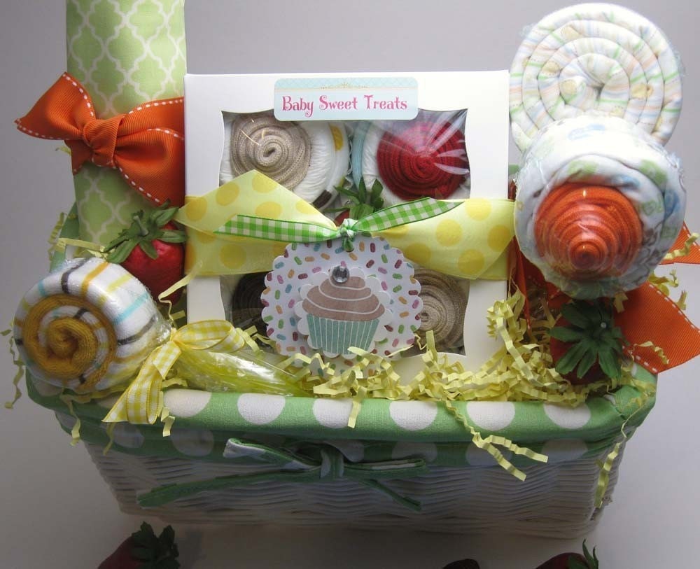 SWEETest Unisex Baby Gift Basket Confection(tm) - A Baby Sweet Treats Original