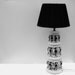 Vintage Black and White Mod Lamp